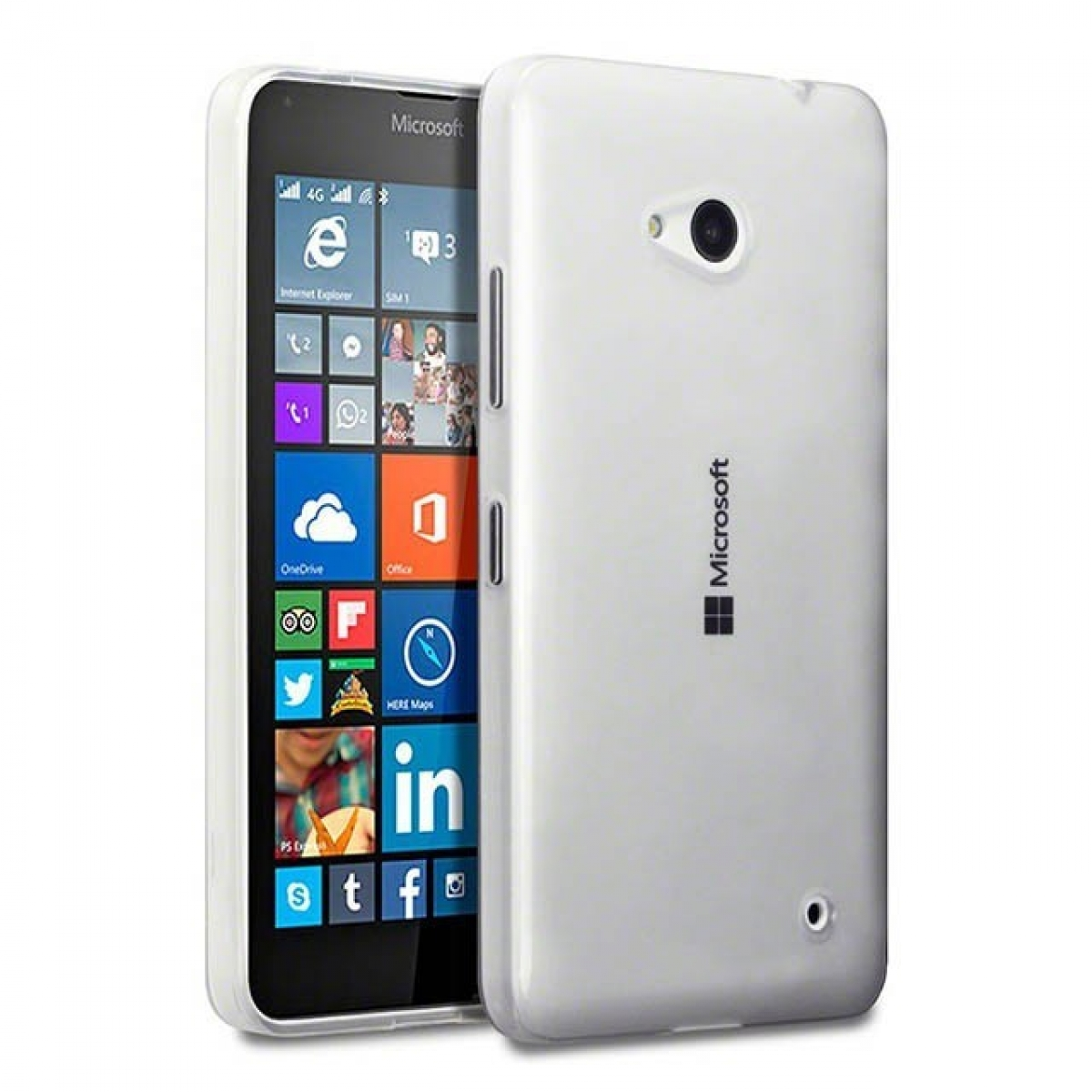 CASEONLINE CA4, Backcover, Microsoft, Lumia 550, Transparent