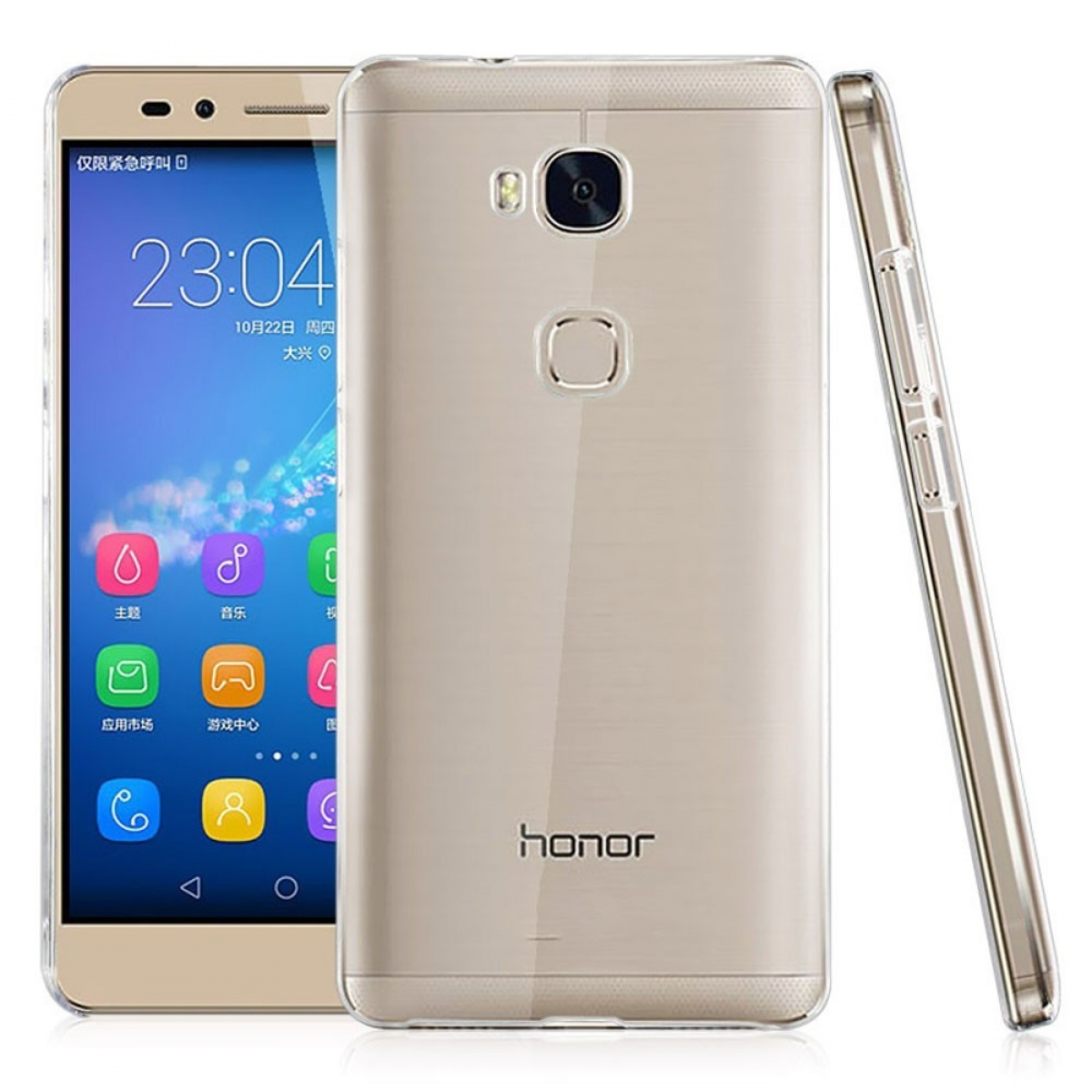 Backcover, CA4, Huawei, Honor 5X, Transparent CASEONLINE