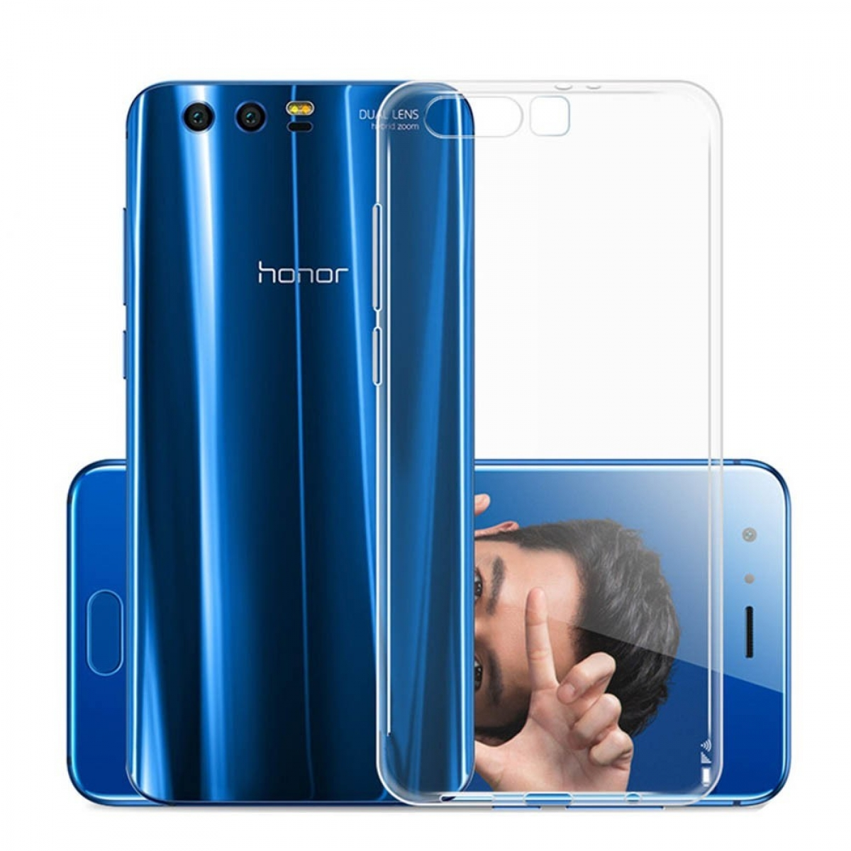 Transparent Honor 9, CA4, Backcover, Huawei, CASEONLINE