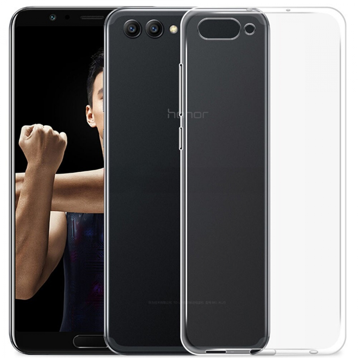 CASEONLINE CA4, Backcover, Honor Transparent Huawei, View 10