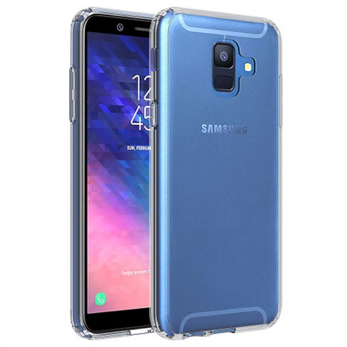 CASEONLINE CA4, Backcover, (2018), A6 Plus Samsung, Transparent Galaxy
