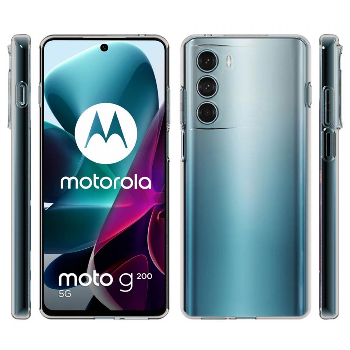 Transparent Backcover, Motorola, G Power (2022), CASEONLINE CA4, Moto
