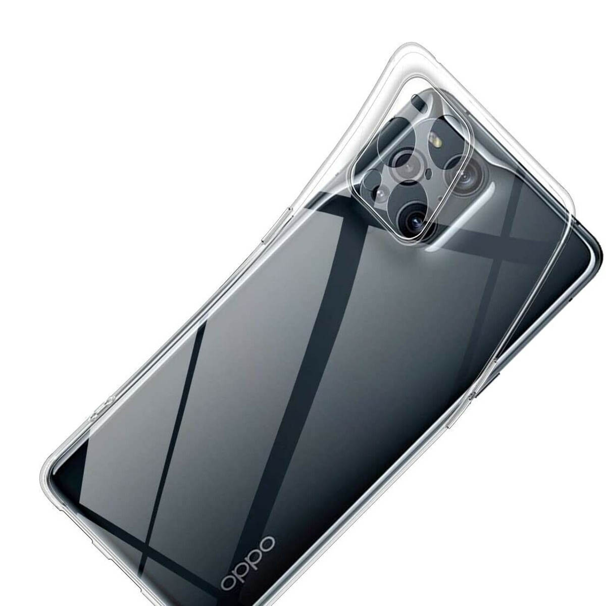 Backcover, CA4, CASEONLINE Oppo, Transparent 5G, Pro X3 Find