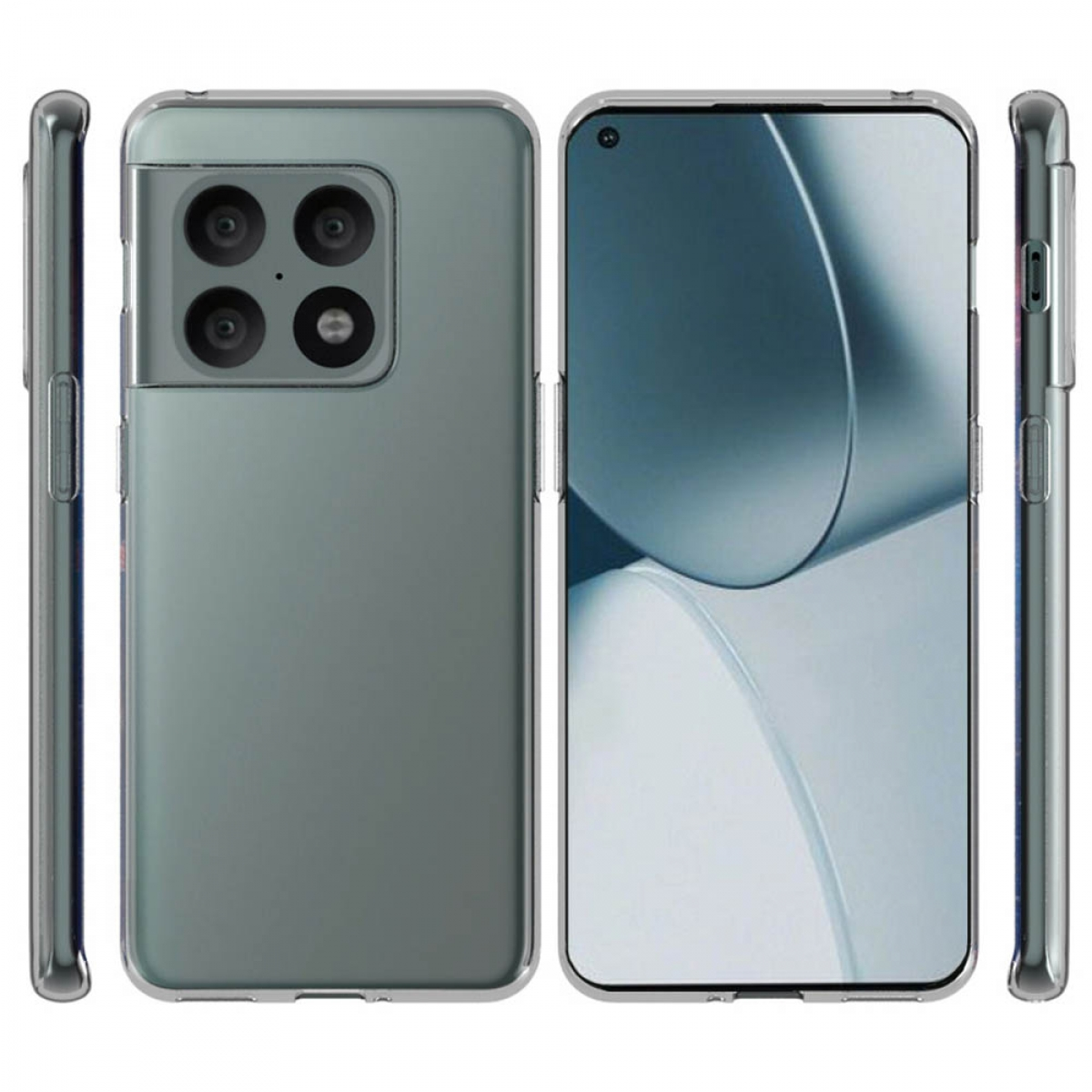 CA4, Pro 5G, CASEONLINE Transparent Backcover, 10 OnePlus,