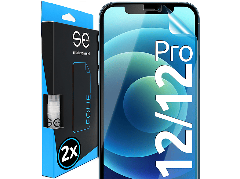 SMART ENGINEERED 2x iPhone Pro) Schutzfolie(für / Apple 12 se® 12