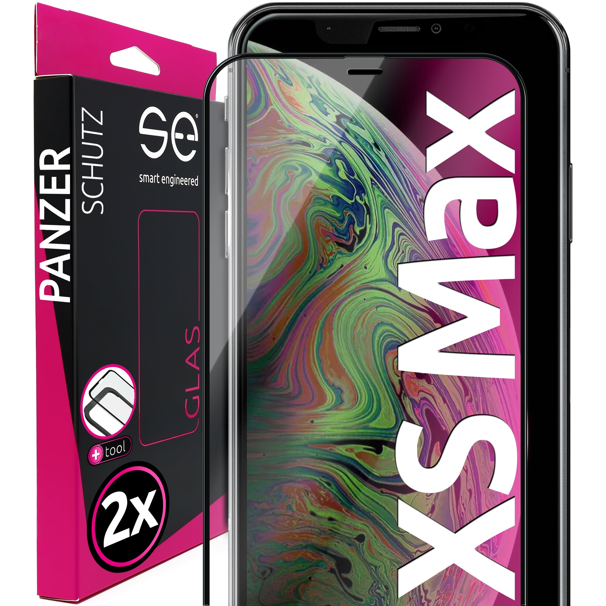 Iphone Schutzglas(für SMART Apple 2x se® Max) ENGINEERED XS