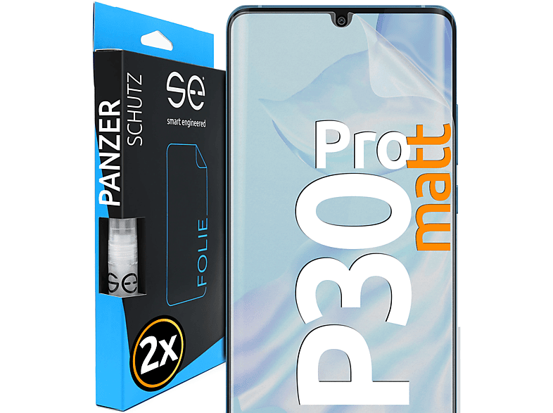 ENGINEERED Pro) se® (entspiegelt) 2x P30 Schutzfolie(für Huawei SMART