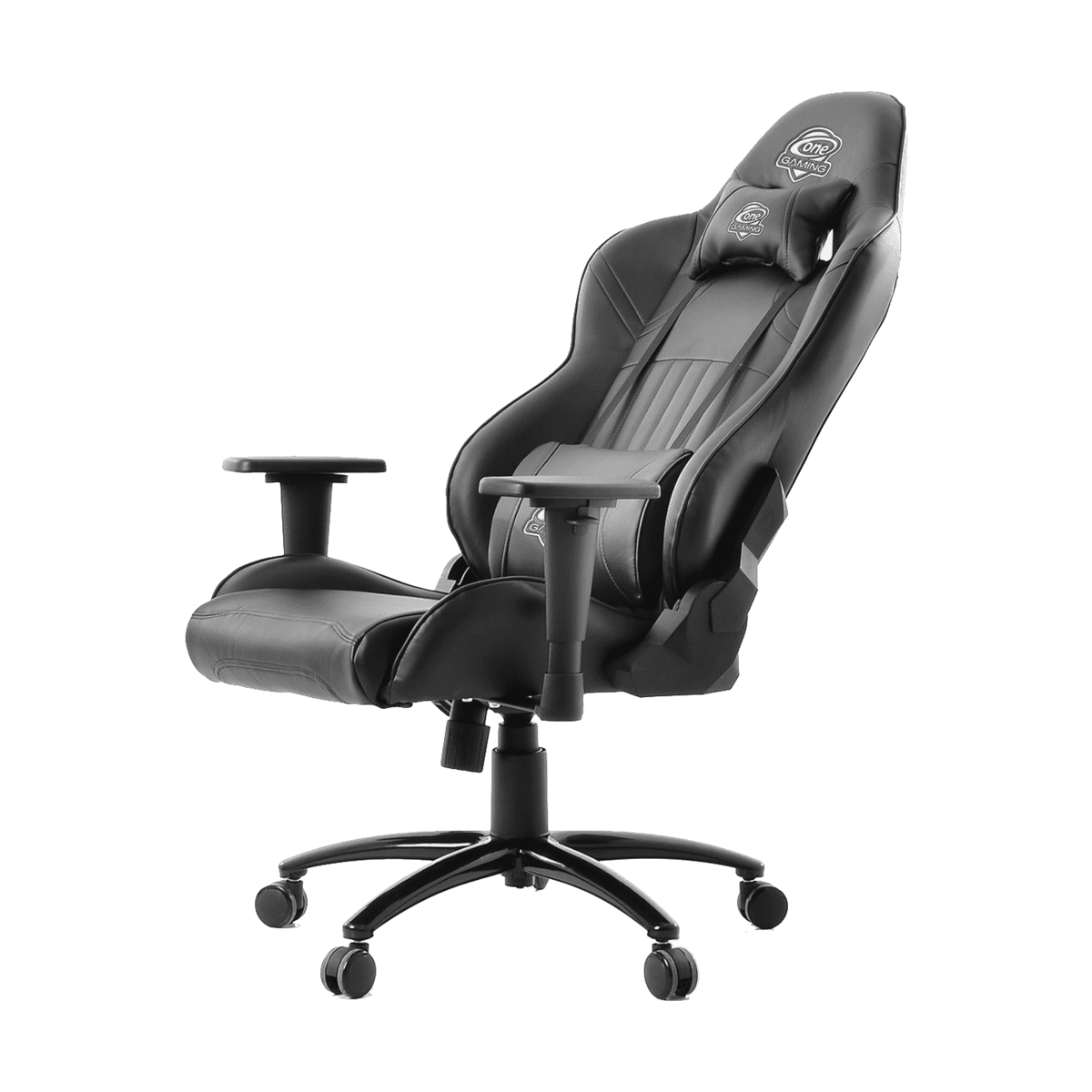 V2 Gaming Schwarz Stuhl, Chair Pro BLACK ONE GAMING