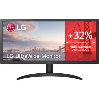 Monitor - LG 26WQ500-B, 26 ", QHD, 1 ms, 75 Hz, Negro