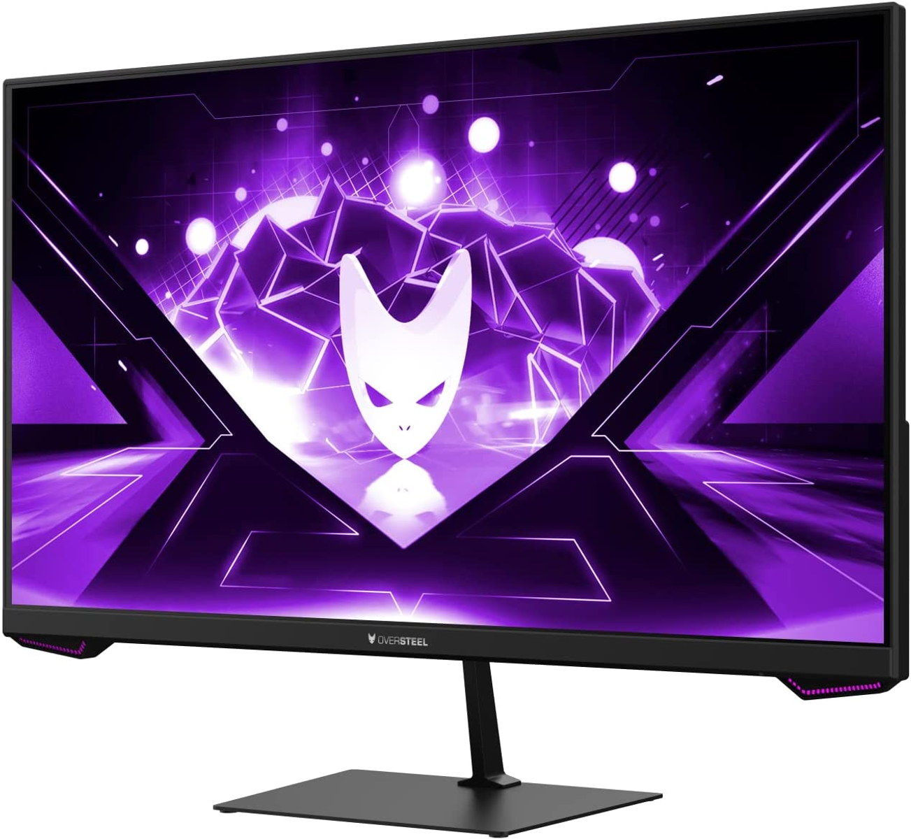 Un monitor para juegos que muestra una escena de guerra con una pantalla curva.