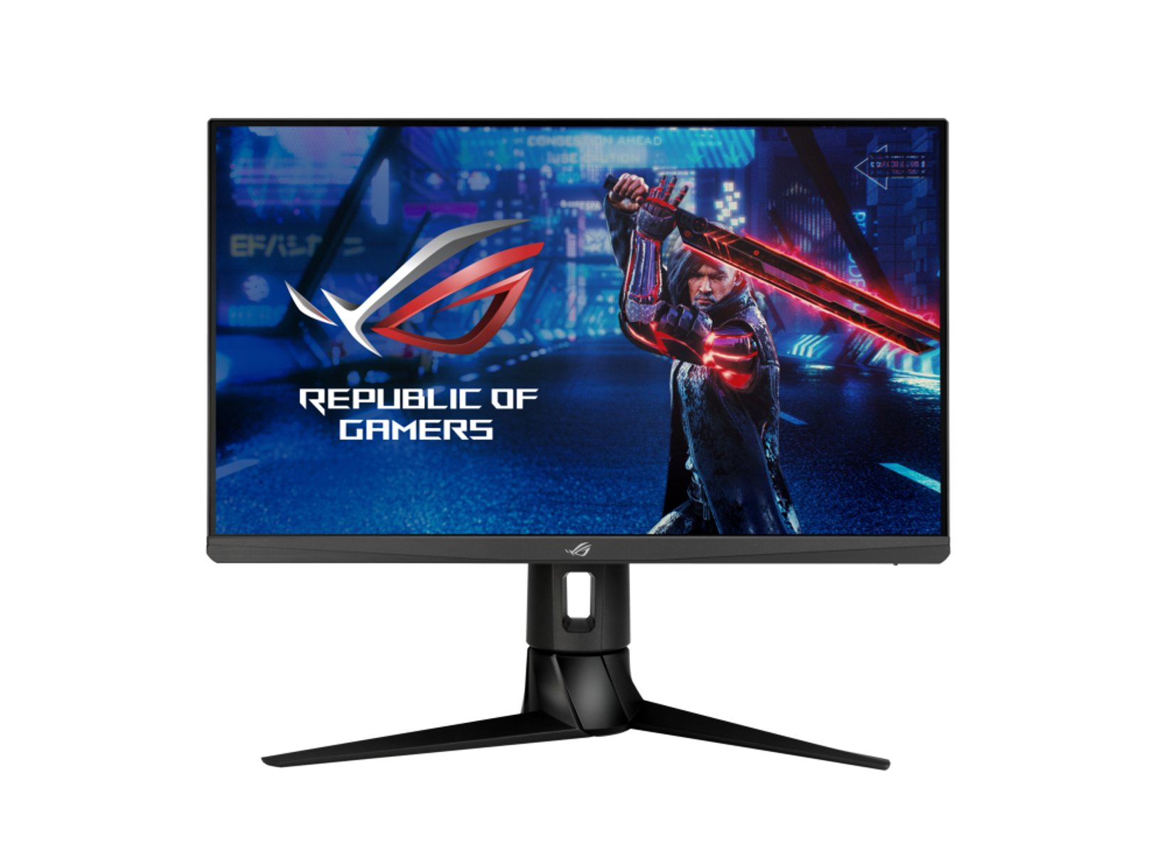 Monitor - MO23AS02 ASUS, 24 ", Full-HD, 1 ms, Displayport|HDMI|USB|USB-C, Negro