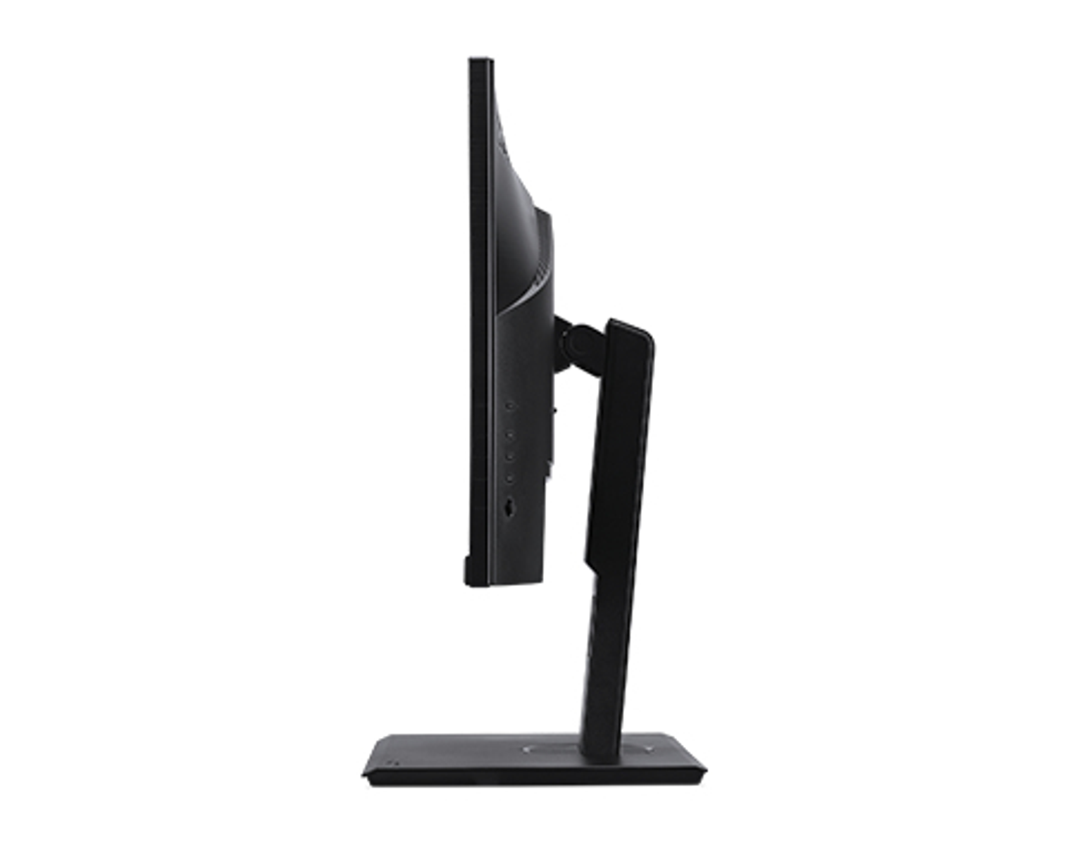 Ein schwarzes USB-Ladegerät mit USB-Anschluss. Das Ladegerät liegt leicht angewinkelt auf einer weißen Oberfläche.