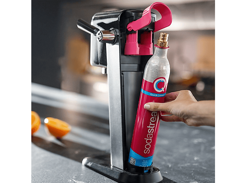 SODASTREAM ART BLACK+1XBOTTLE 1L DISHWATER SAFE Wassersprudler Schwarz