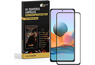 PROTECTORKING 3x 9H FULL COVER Hartglas Schutzglas KLAR Displayschutzfolie(für Xiaomi Xiaomi Redmi Note 10)