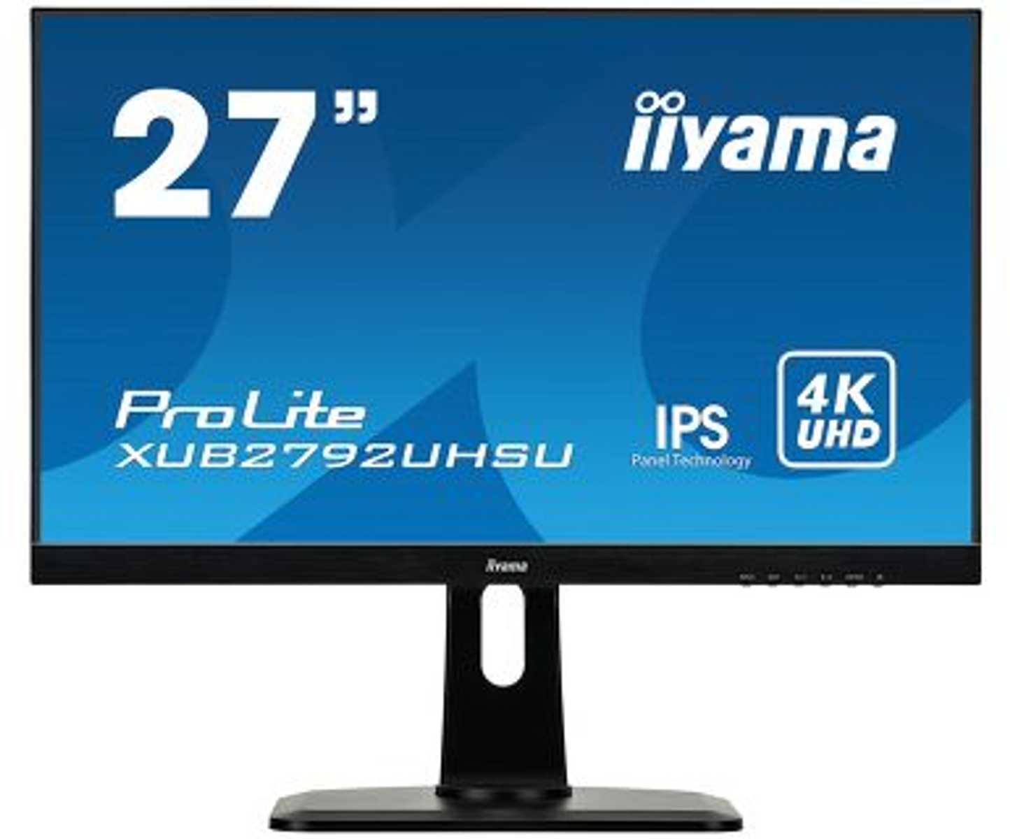 Die Rückseite eines Lenovo-Monitors.