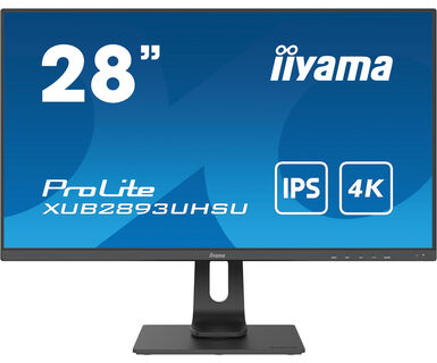 Monitor - ProLite XUB2893UHSU IIYAMA, 28 ", UHD 4K, 3 ms, Displayport|HDMI|USB|USB 2.0|USB 3.0, Negro