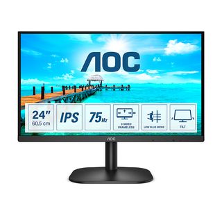 AOC 24B2XDA 23,8 Zoll Full-HD Monitor (4 ms Reaktionszeit , 75 Hz , 75 Hz nativ)