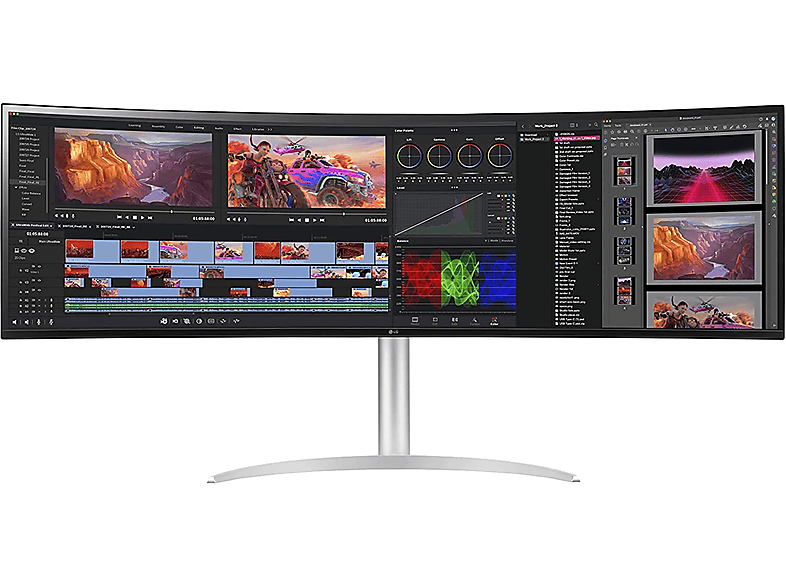 Monitor - 49WQ95X-W.AEU LG, 49 ", DWQHD, 5 ms, Displayport|HDMI|USB