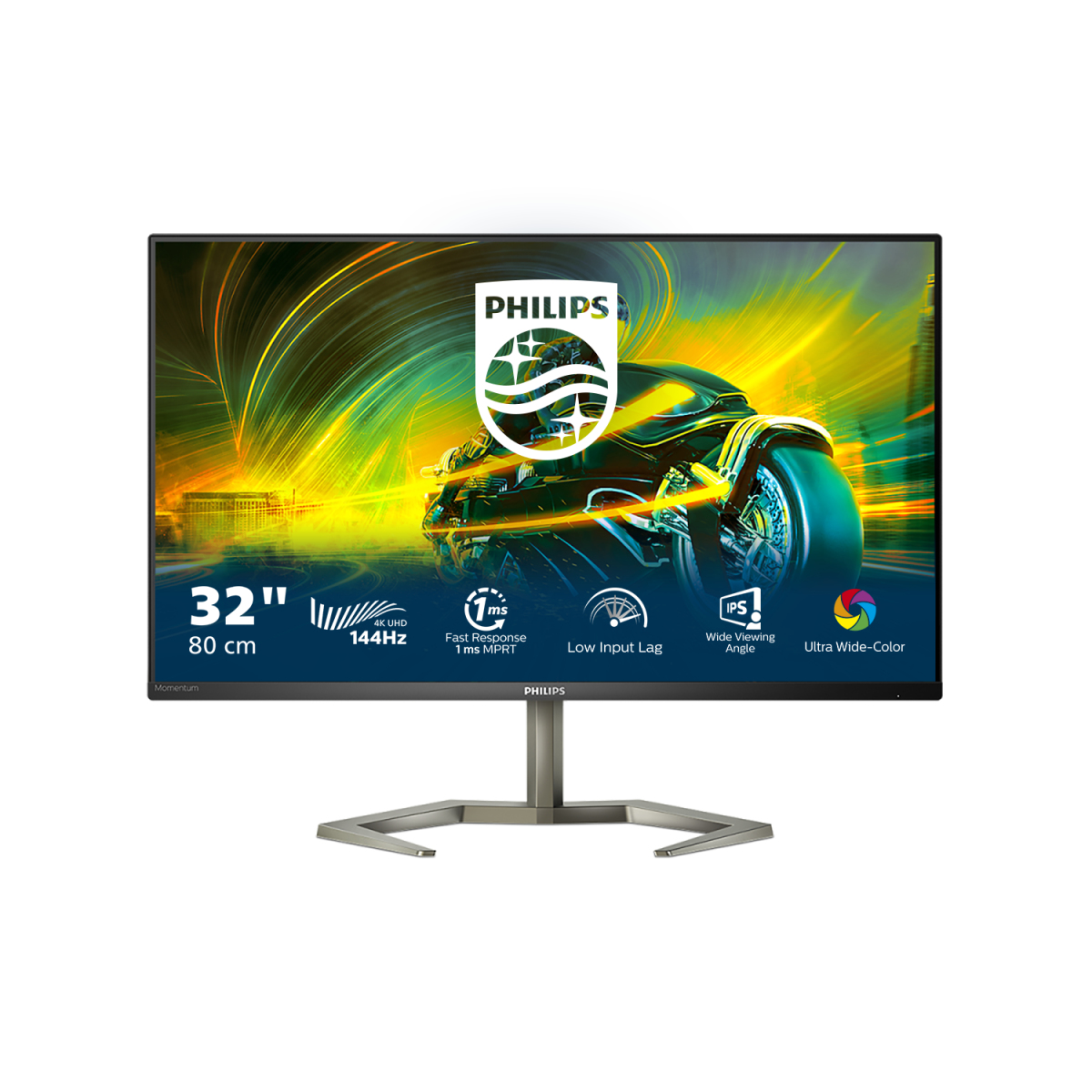 Monitor - 32M1N5800A/00 PHILIPS, 24 ", UHD 4K, 1 ms, Displayport|HDMI|USB, Negro