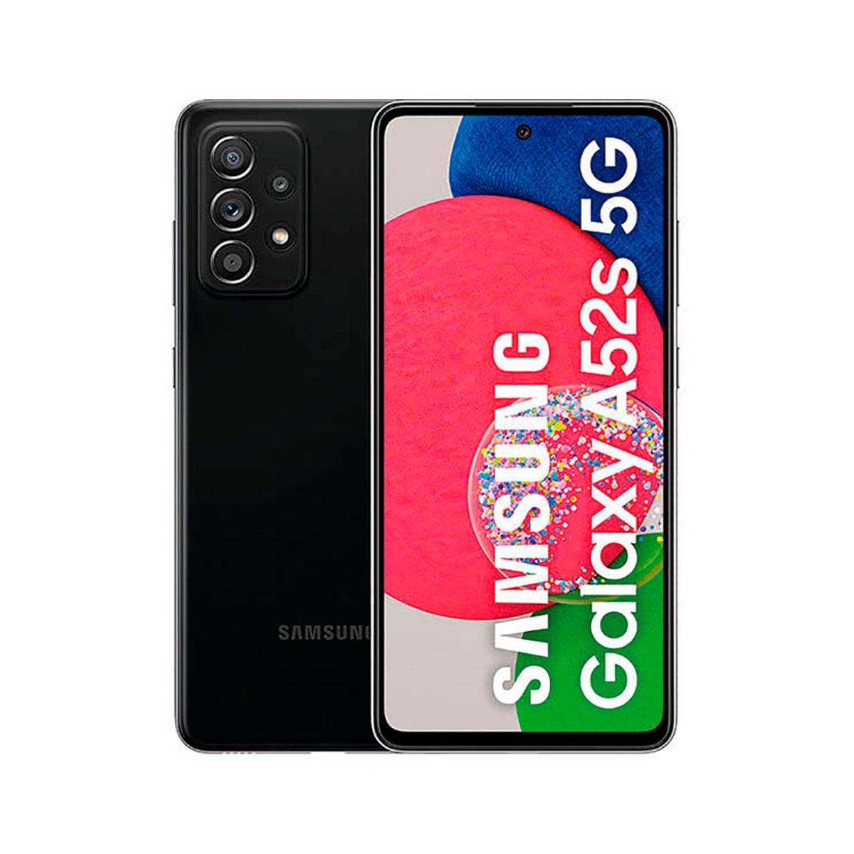 5G 128GB SIM A52S Awesome Black GALAXY Dual GB 128 BLACK SAMSUNG EE
