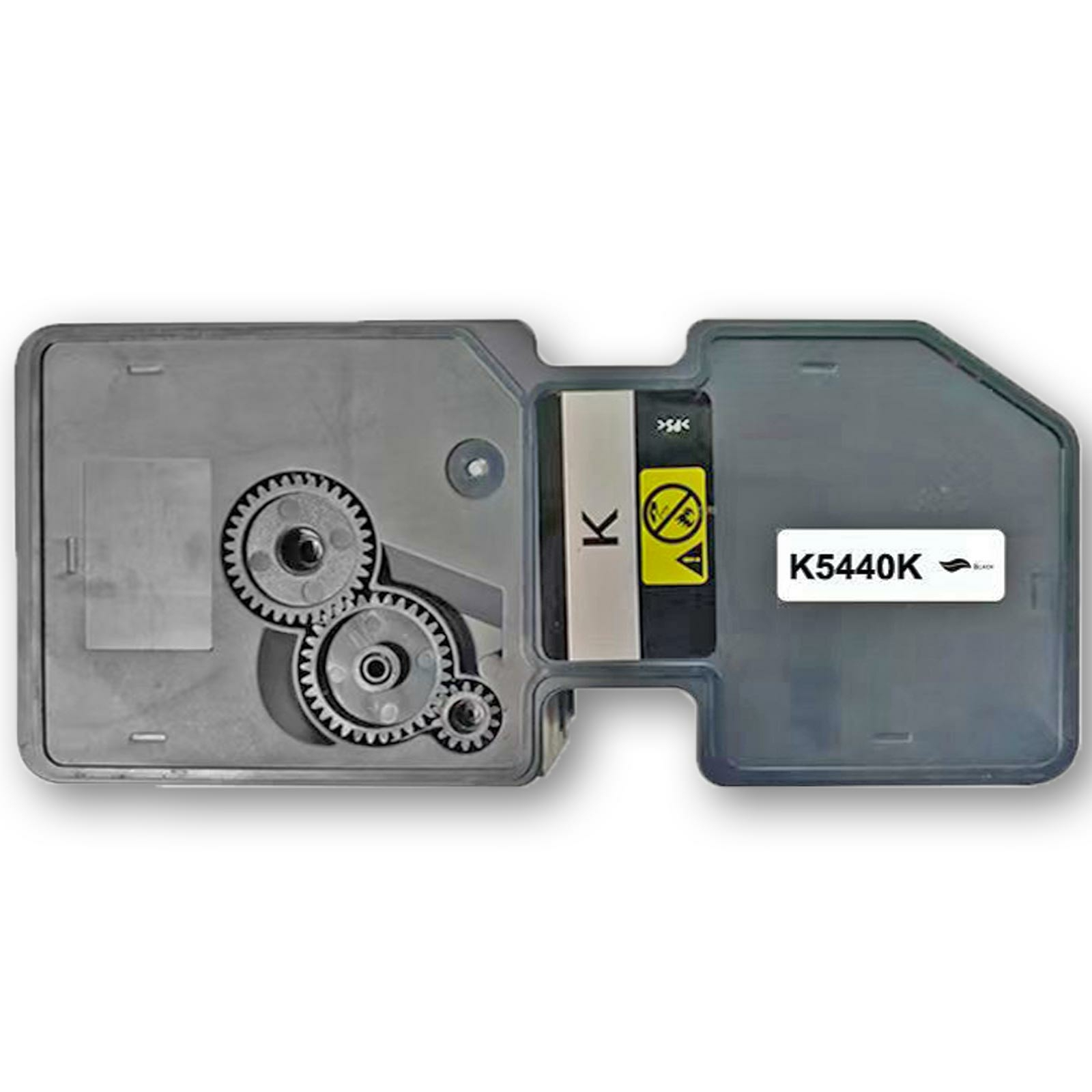 Drucker-Tonerkartusche mit Zahnrädern und K5440K-Etikett.