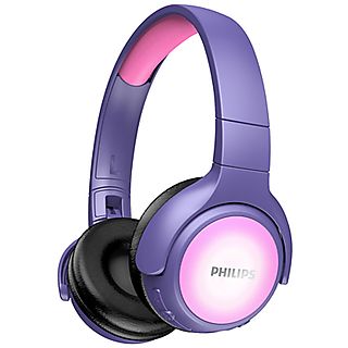 Auriculares inalámbricos - PHILIPS TAKH402PK/00, Supraaurales, Bluetooth, Rosa