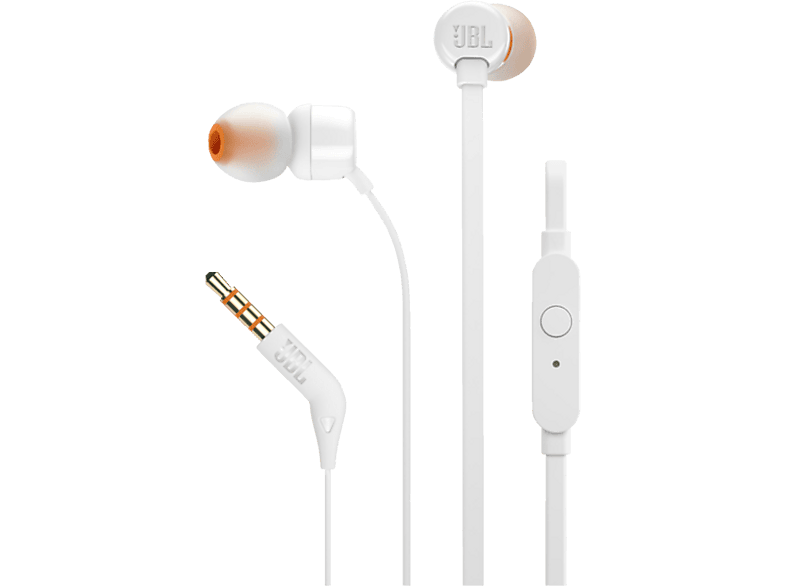 JBL T110WHT In-Ear-Kopfhörer – Weiß, Mit Pureba Produktbild-Vorschau 4