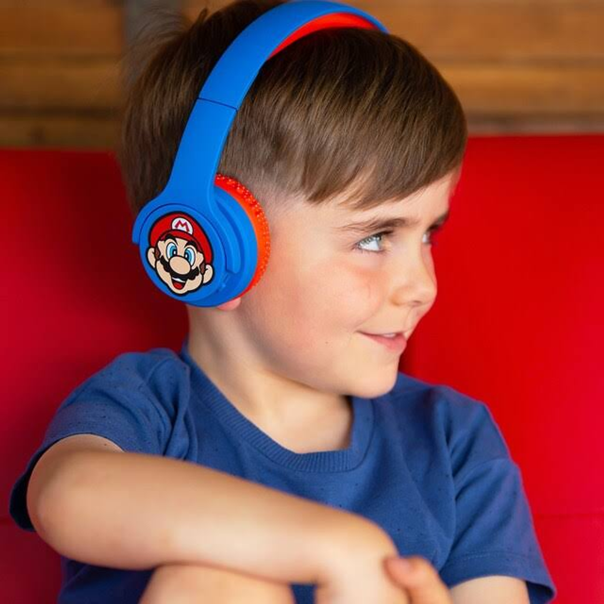 OTL TECHNOLOGIES Super Mario, On-ear Bluetooth blau Kopfhörer
