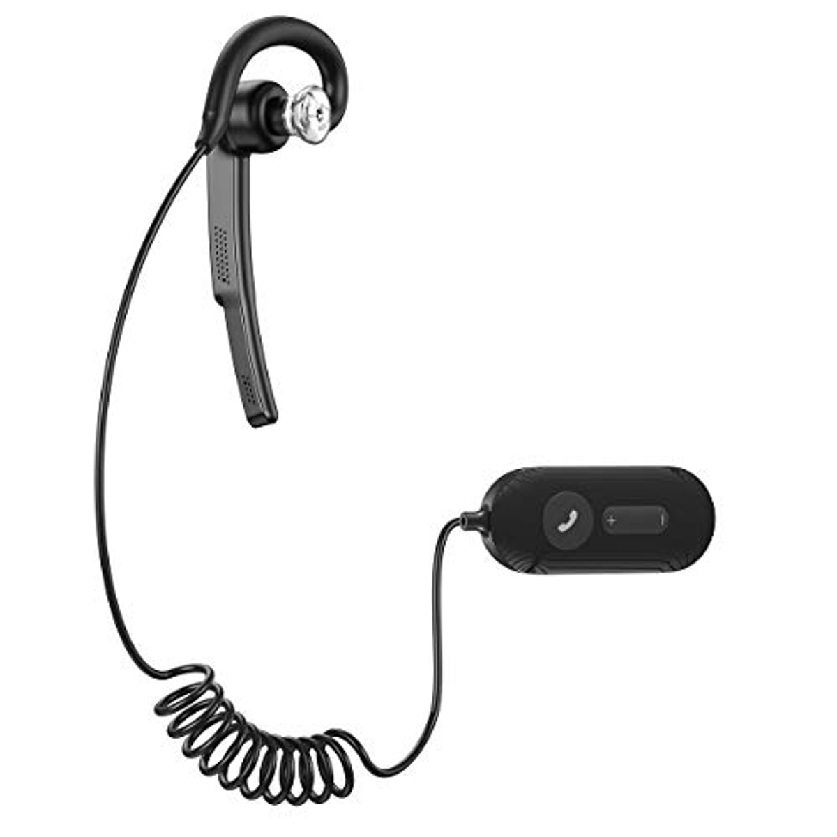 BASEUS Bluetooth Mono-Headset Schwarz mit Bluetooth Mikrofon, Mono Open-ear Headset