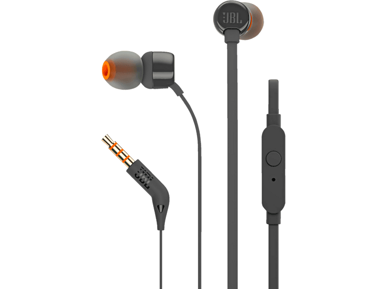 JBL T BLK, Kopfhörer 110 In-ear Schwarz