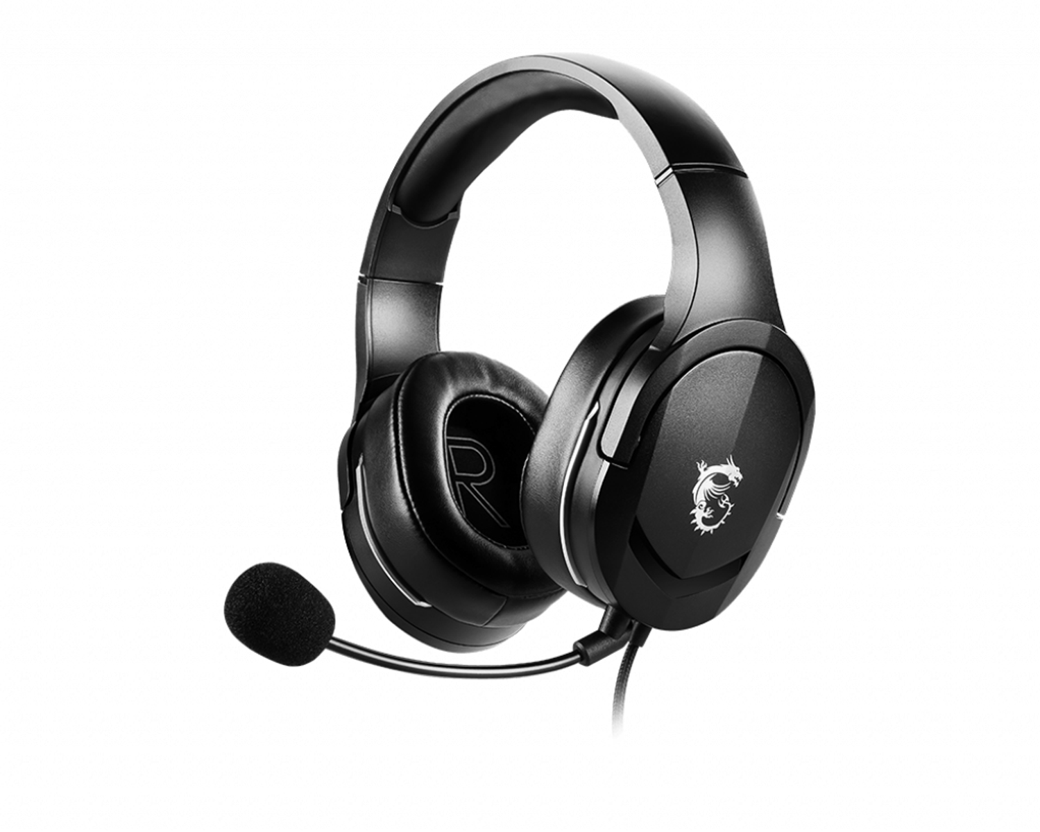 MSI S37-2101030-SV1 IMMERSE GH20, Over-ear Gaming Headset Schwarz