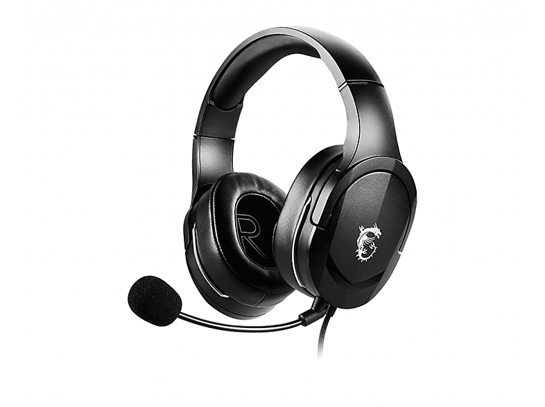 MSI S37-2101030-SV1 IMMERSE GH20, Schwarz Over-ear Headset Gaming