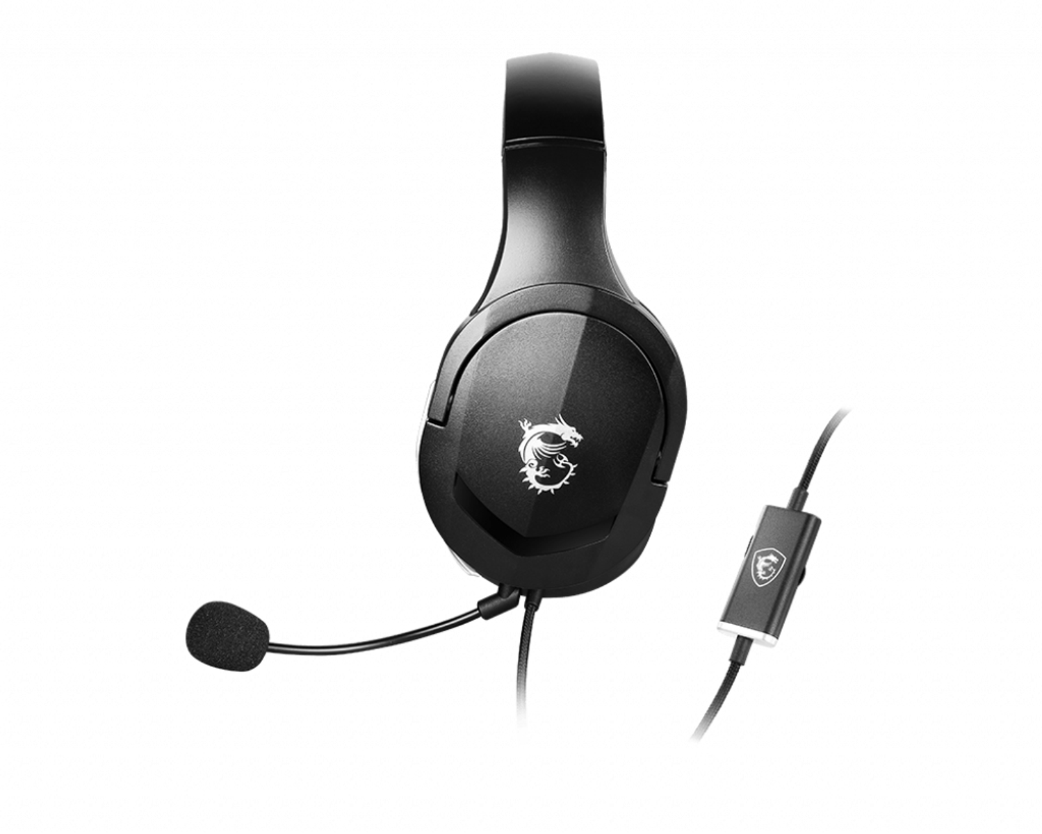 MSI S37-2101030-SV1 IMMERSE GH20, Over-ear Schwarz Headset Gaming
