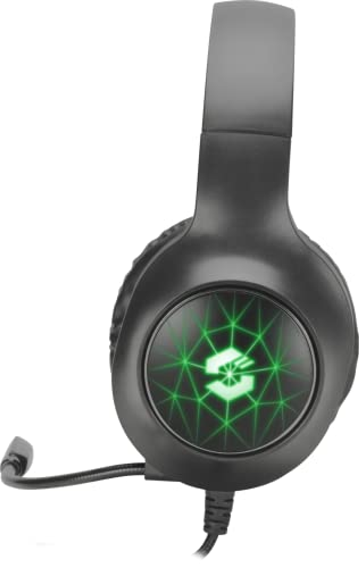 Illuminated 7.1, NK Over-ear Headset Schwarz Gaming
