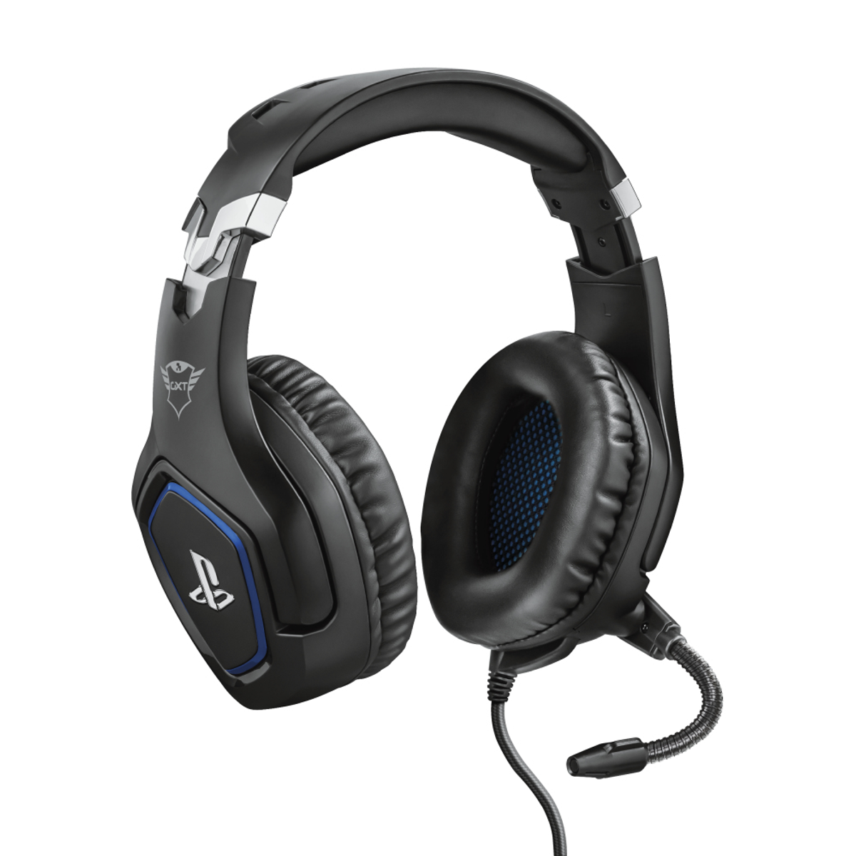 Gaming PS4 LIC., GAMING Schwarz Over-ear 488 Headset FORZE SONY GXT HEADSET TRUST 23530