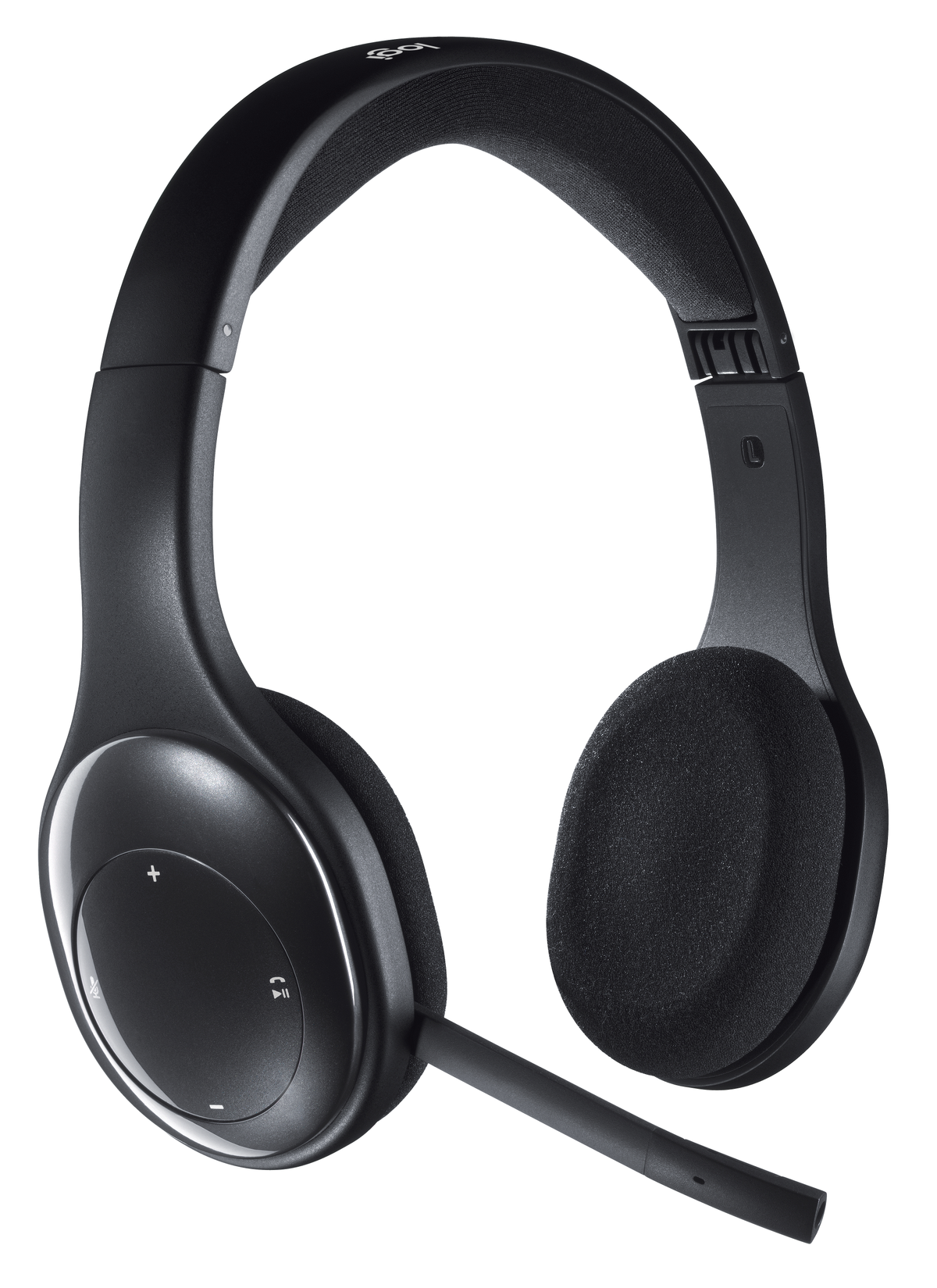 LOGITECH 981-000338 WL Schwarz Headset H800, Bluetooth On-ear