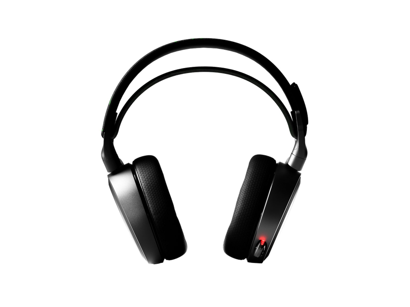 Auriculares negros con un diseño elegante. Tiene auriculares y una diadema.