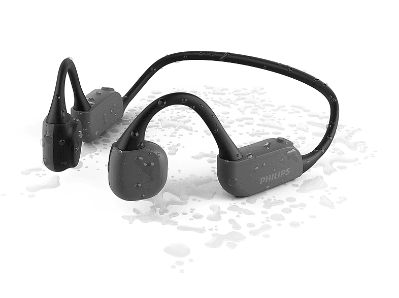 Auriculares inalámbricos - TAA6606BK/00 PHILIPS, Banda para el cuello,  Bluetooth, Negro