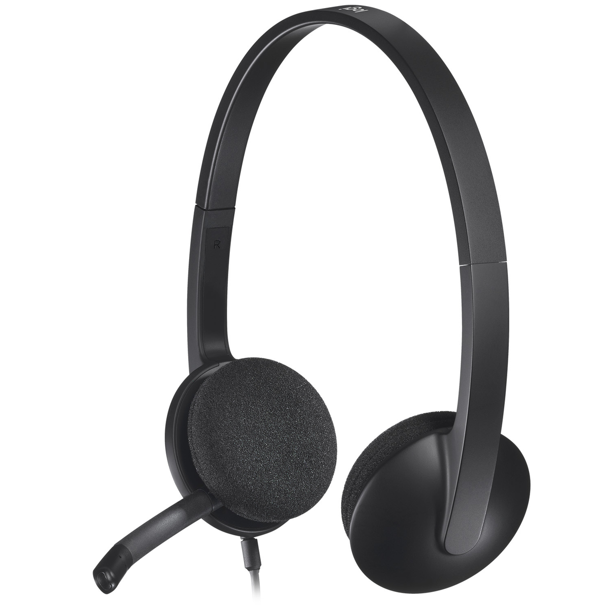 Słuchawki przewodowe LOGITECH 981-000475 USB HEADSET H340 Czarny