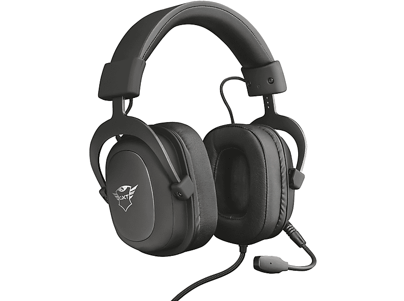 Headset 23310 PREMIUM, 414 TRUST Gaming ZAMAK Schwarz GXT Over-ear