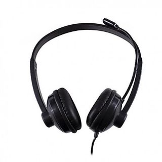 Auriculares con cable - NILOX NXAU0000001, Supraaurales, Negro