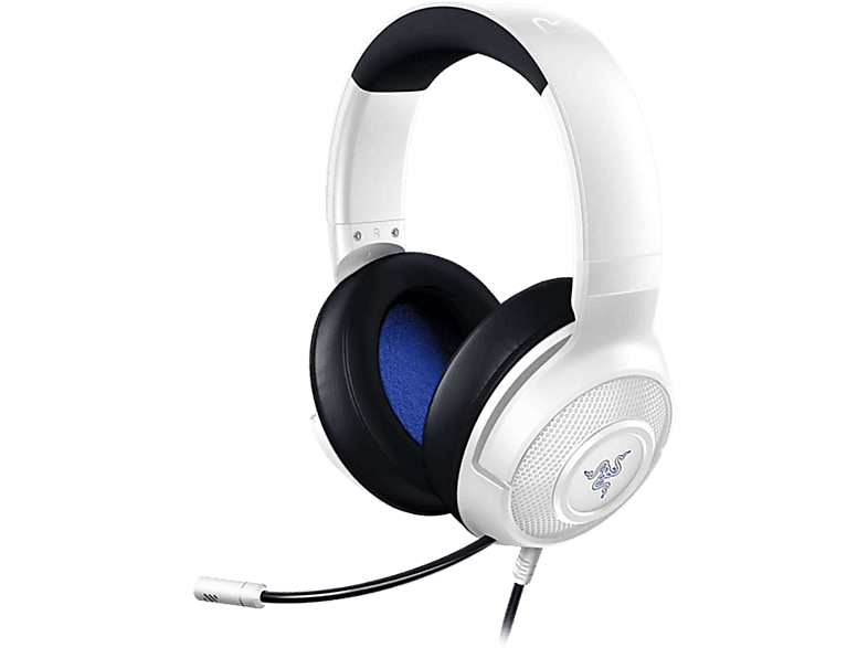RAZER RZ04-02890500-R3M1 KRAKEN X FOR CONSOLE WHITE, Over-ear Gaming Headset Weiß/Blau