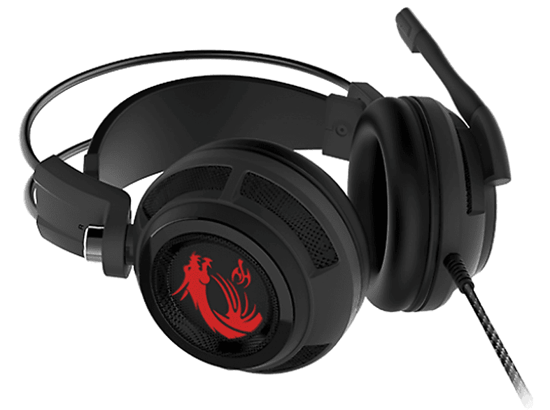 Rot/Schwarz S37-2100911-SV1 DS502, Headset In-ear MSI Gaming