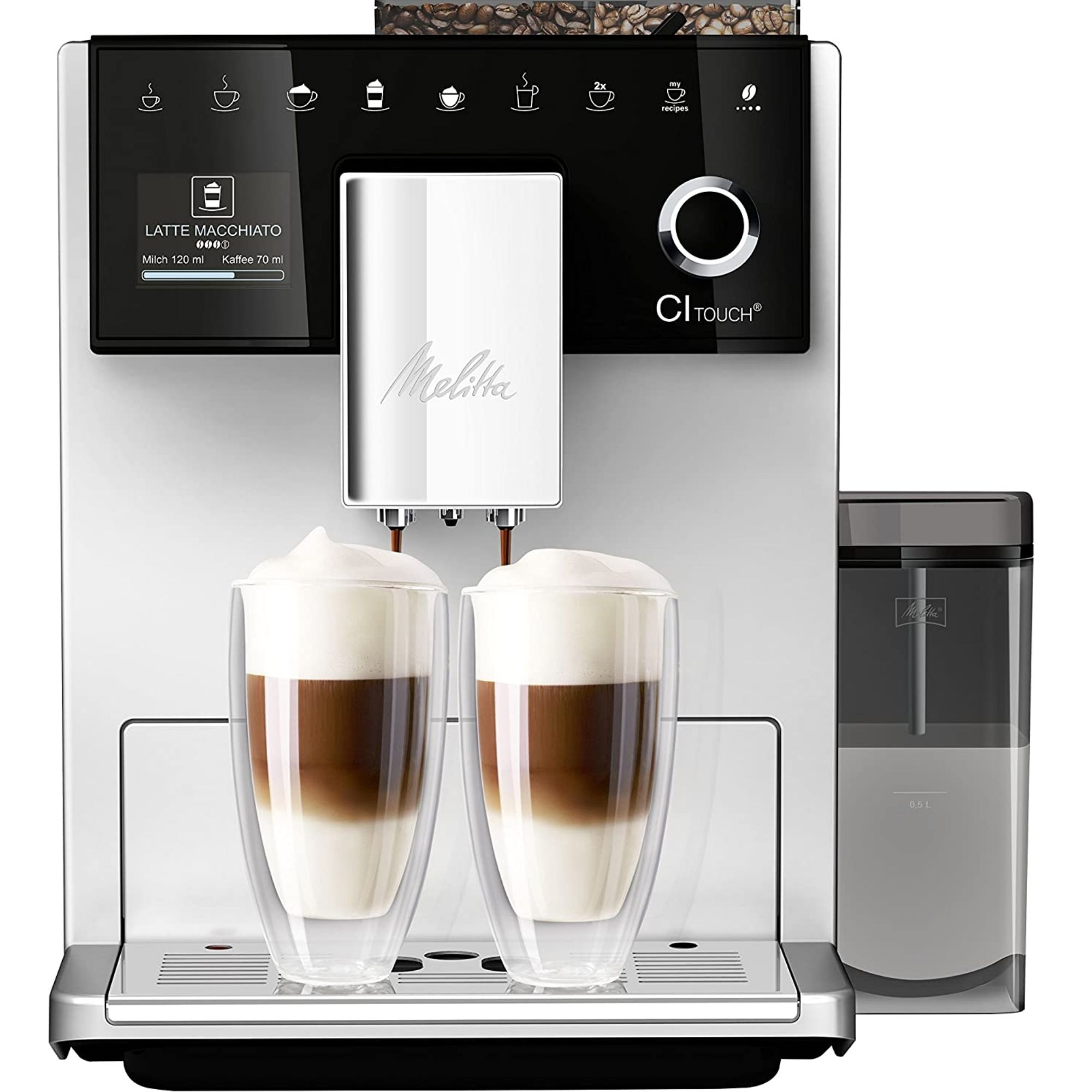 F Touch CI Kaffeevollautomat Silber 63/0-101 MELITTA