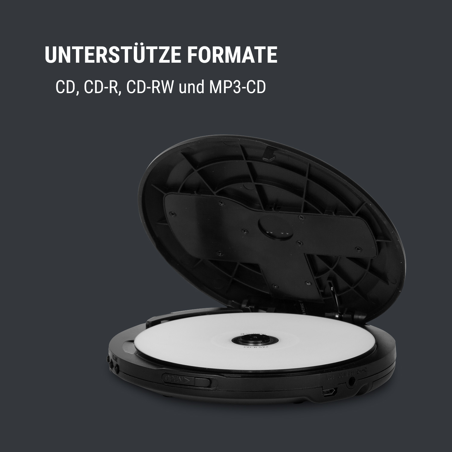 CDC CD-Player, Schwarz 100 BT ONECONCEPT