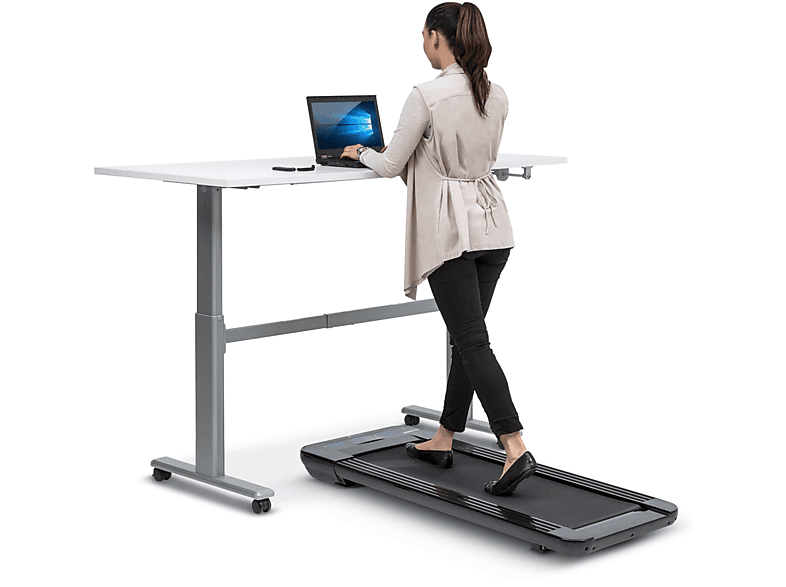 CAPITAL SPORTS Schwarz Workspace Laufband, Go