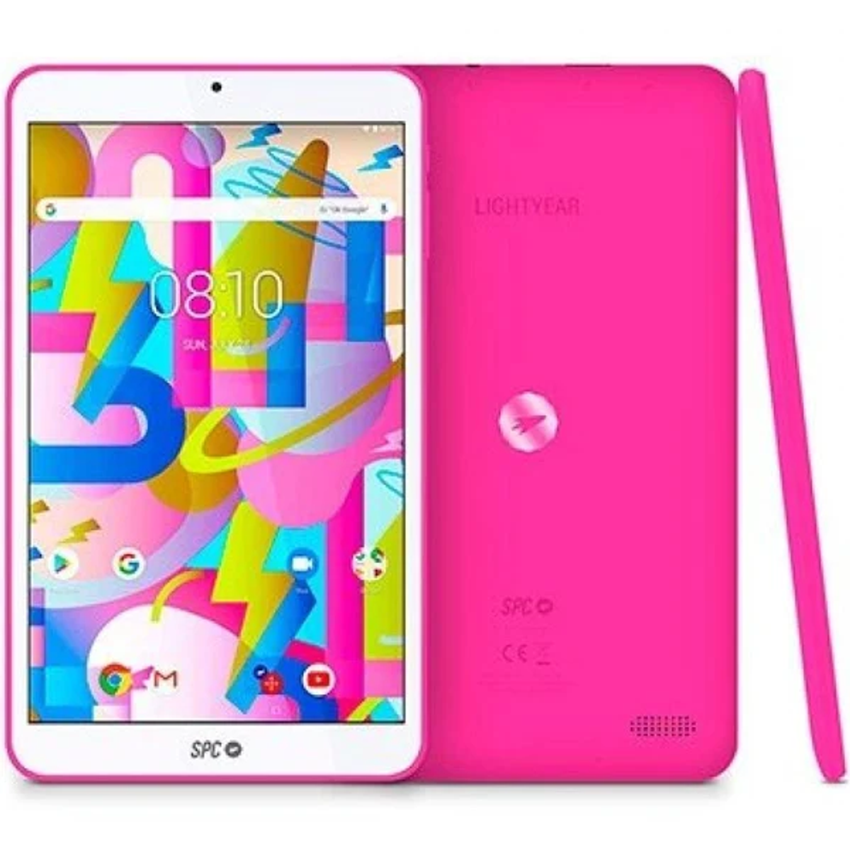 Tablet Spc Lightyear 2032 cm 8 16 gb rosa ips 16gb wifi hd 2 ram quad cortex a35 android 8.1 2gb con pantalla de pulgadas 216 8“ 162gb