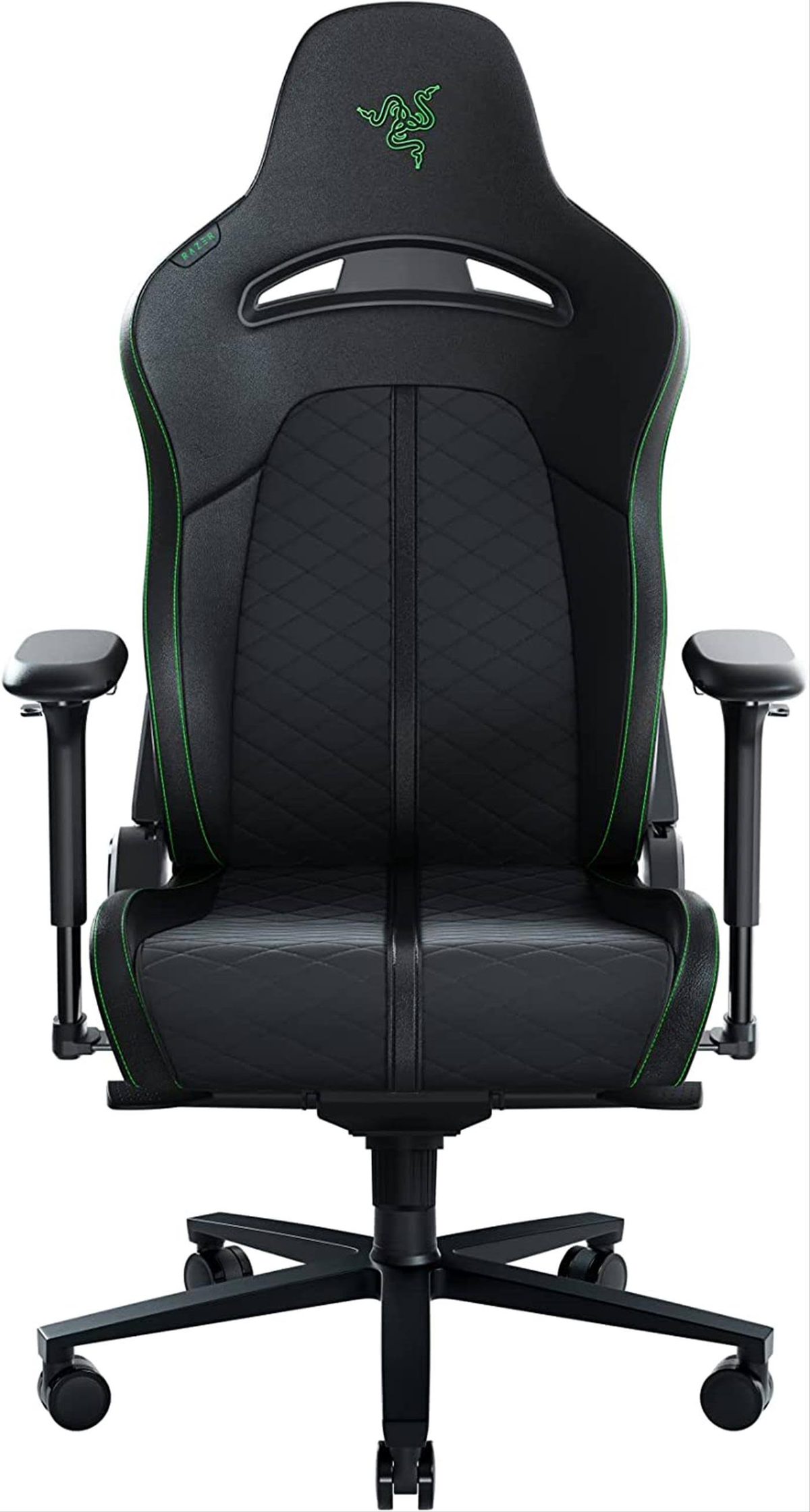 Silla gaming - RZ38-03720100-R3G1 RAZER, Reposabrazos4D (ajustable en altura, anchura y profundidad, también se puede girar), 136 kg, Negro