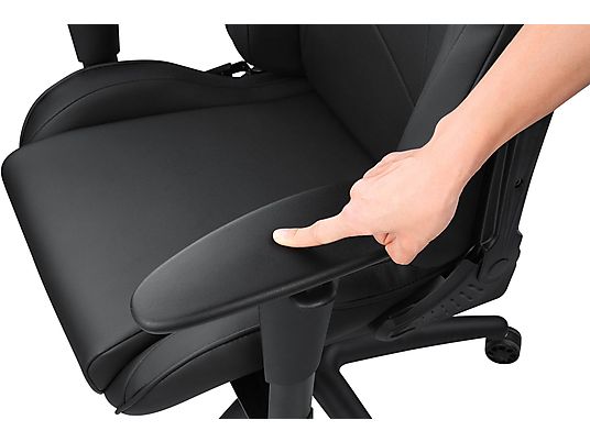 Silla gaming  - AD5-01-B-PV ANDA SEAT, Reposabrazos2D (regulable en altura y anchura), 158 kg, Negro