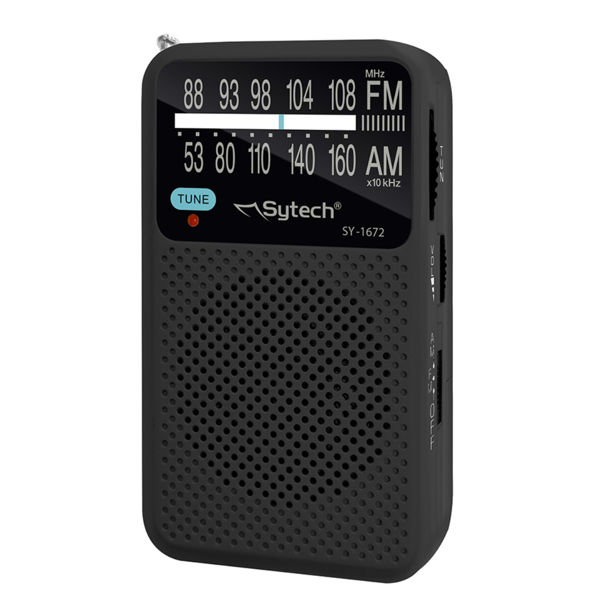 Radio portátil - SY1672NG SYTECH, Negro